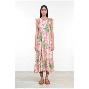 Banjanan Hanna Dress Psychelia Rosette